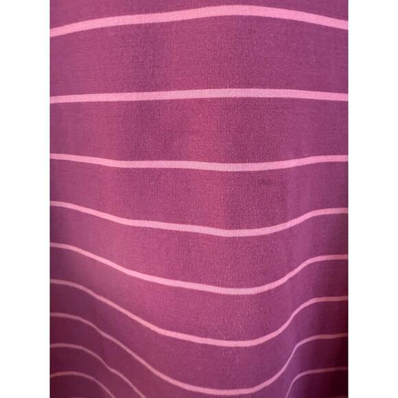 Garnet Hill Mock Neck Split Hem Sleeveless Tunic Top Size S Raspberry Pink - Picture 5 of 6